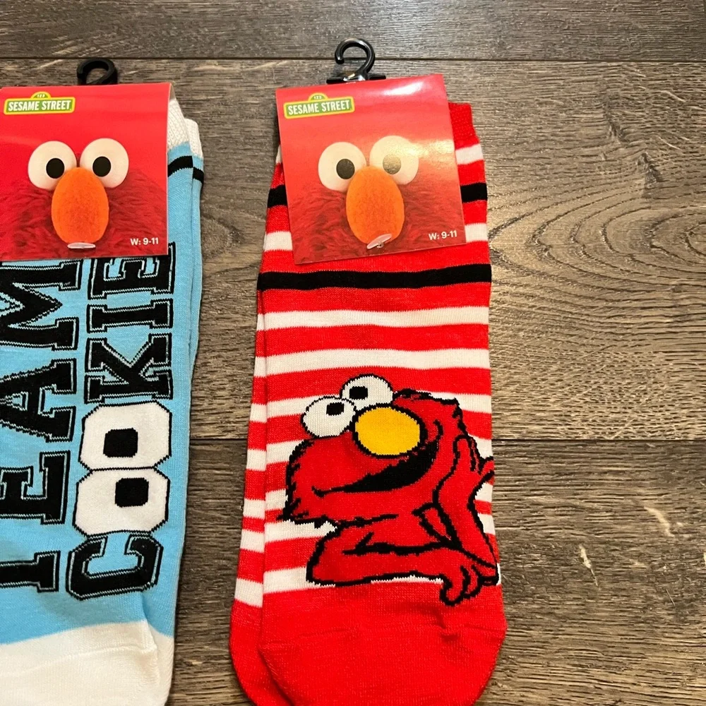 Sesame Street Ankle High Socks NWT‎